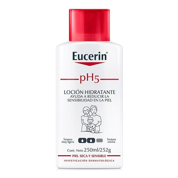 Crema corporal Eucerin líquida pH5 para piel seca y sensible 250 ml