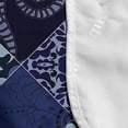 thumbnail image 4 of Checkered Microwave Oven Cover, Patchwork Style Damask Motifs in Geometric Violet Tones Floral Swirls Scrolls, Water Resistant Organizer with Pockets for Kitchen, 36" x 12", Multicolor, by Ambesonne, 4 of 4