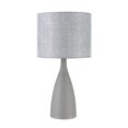 thumbnail image 1 of Globe Electric 251241 22 in. Faux Concrete Table Lamp, Gray Linen, 1 of 1