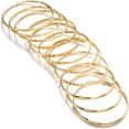 thumbnail image 2 of DESIGNICE Bangle Bracelets for Women – 12-Piece Stackable Boho Indian Style Bangles – Gold Plated Jewelry for Elegant and Sexy Looks, 2 of 4