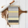 thumbnail image 2 of Dish Towels, Boho Absorbent Kitchen Towels 1 PC, Yellow Grey Abstract Geometric Microfiber Hand Towels Dish Cloths Tea Towels for Home&nbsp; Bathroom,18X28-Inch,, 2 of 6