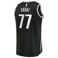 thumbnail image 3 of Youth Fanatics Ben Saraf Black Brooklyn Nets Fast Break Replica Jersey - Icon Edition, 3 of 3