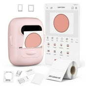 Portable Printer Thermal Printer Wireless Self-Adhesive Printer Tag Machine for Office School