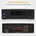 thumbnail image 2 of PYLE PT694BT - Hi-Fi Bluetooth Home Theater Receiver - 5.2-Ch Surround Sound Stereo Amplifier System with 4K Ultra HD Support, MP3/USB/AM/FM Radio (1000 Watt MAX), 2 of 8