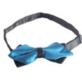 thumbnail image 2 of Blue Pre-Tied Diamond Point Formal Bow Ties, 2 of 3