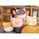 thumbnail image 4 of Almohada de cabeza de tigre suave y linda para el año del tigre, almohada Maidu, muñeco de conejo de peluche, respaldo para el hogar, para bodas, 4 of 5