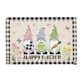 thumbnail image 2 of HongHeng Easter Decorative Doormat, Easter Gnome Door Mat, Non Slip Rubber Backing Doormat, Easter Decoration for Outdoor Indoor, Entrance Doormat, Spring Floor Mat, 15 x 23 Inch, 2 of 6