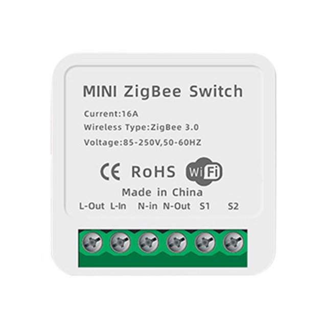 Módulo de automatización de interruptor inteligente Tuya 16A 220V Control bidireccional para Alexa Google Home Universal Accesorios Electrónicos