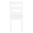 thumbnail image 6 of SAFAVIEH Silio Contemporary Ladder Back Dining Chair, Set of 2, White, 6 of 7