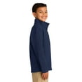 thumbnail image 2 of Port Authority Y317 Youth Core Soft Shell Jacket , Dress Blue Navy, M, 2 of 3