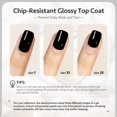 thumbnail image 3 of Top Coat de gel GAOY para esmalte en gel 16 mL sin capa de dispersión y alto brillo, 3 of 8