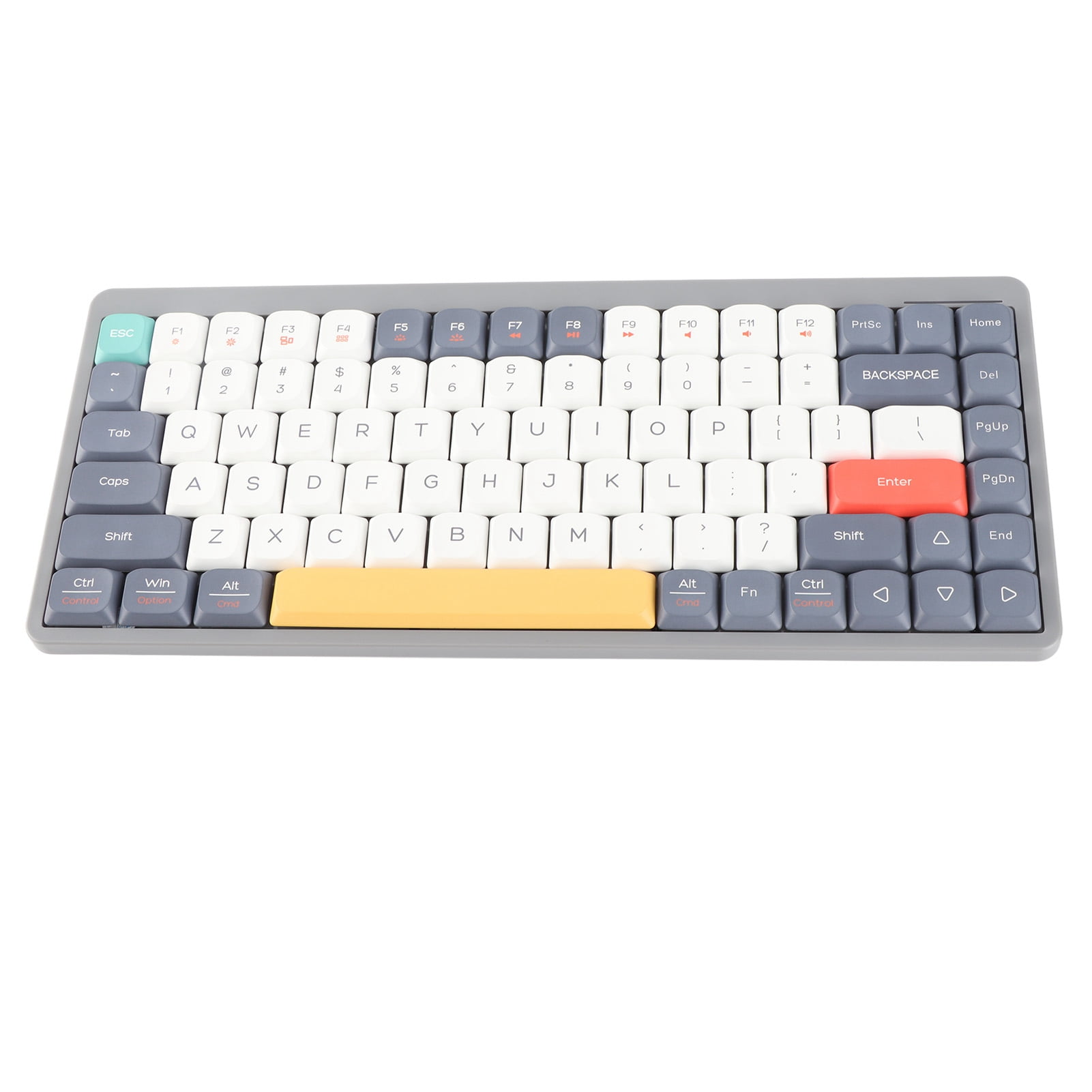 Keyboard Mechanical Keyboard 2.4G BT5.0 Type C 3 Modes RGB Lighting Effect Wireless Keyboard for Office