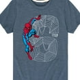 thumbnail image 3 of Marvel Spider-Man - Spidey 6Th Birthday - Toddler And Youth Short Sleeve Graphic T-Shirt, 3 of 5
