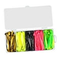 thumbnail image 2 of koolsoo 100 Pieces Soft Lures Artificial Fisherman Gift Baits for Bass Walleye Trout 7.5 cm, 2 of 9