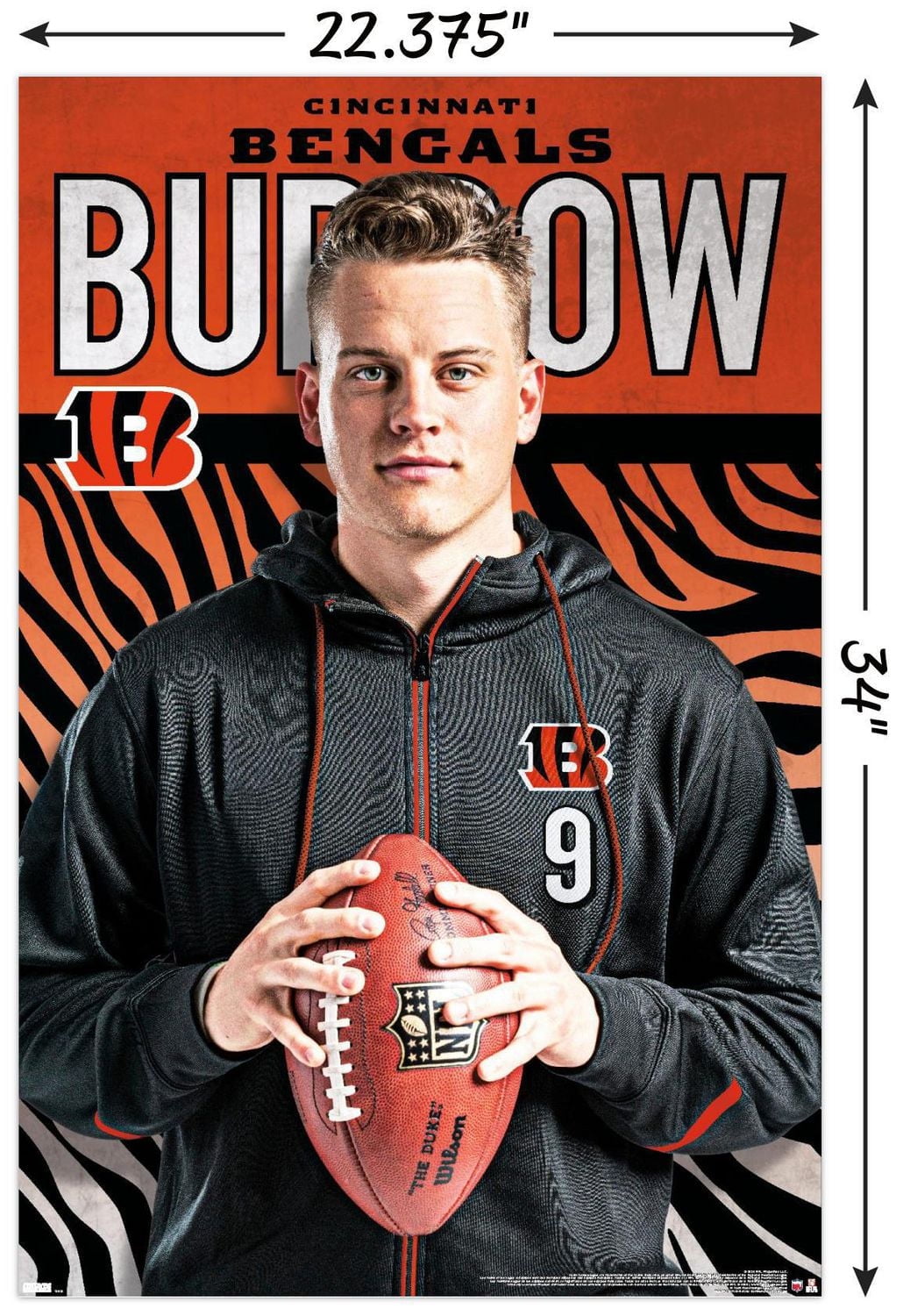 NFL Bengals de Cincinnati - Joe Burrow pose 20