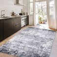 thumbnail image 2 of Hasoo Modern Washable Large 10' x 13' Abstract Area Rug for Living Room Soft Indoor Carpet, Gray, 2 of 5
