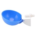 thumbnail image 1 of Automatic Poultry Waterer, 10pcs Eye Catching Chicken Waterer Cups G1/8 Male Thread  For Farm For Quails Blue, 1 of 8