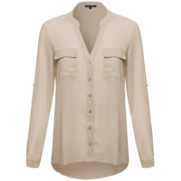 button up henley