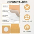 thumbnail image 4 of high quality 20 Pcs Disposable Castor Oil Pack Wrap for Belly Button Patch, 4 of 5