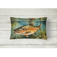 thumbnail image 4 of Brown Trout Throw Pillow 12 in x 16 in, 4 of 4