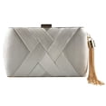 thumbnail image 2 of Clutch de cóctel BLESIY bolso de noche elegante con correa de Cadena para boda, 2 of 8