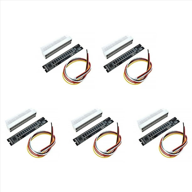 5X Mini Tablero Amplificador EstéReo con Indicador de VU de 12 Niveles Tablero de Velocidad de Luz Ajustable con Modo AGC, KITS de Bricolaje