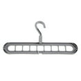 thumbnail image 4 of Space Saving Multi\-port Support Circle Clothes Hanger Clothes Drying Multifunction Plastic Scarf Clothes Hangers Storage Racks Gray, 4 of 9