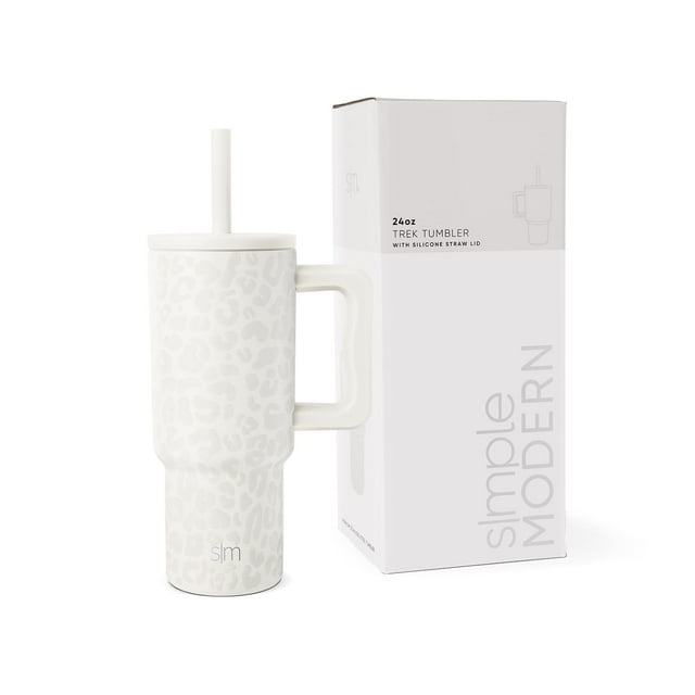Vaso Simple Modern Kids Trek Collection 700 ml Cream Leopard