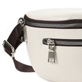thumbnail image 3 of WIZUTIZ Fanny Packs for Women Womens with Adjustable Strap Zipper Pockets Medium Solid Bags Water Resistant Durable Bag 1 PC White, 3 of 4