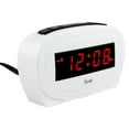 thumbnail image 3 of Equity by La Crosse 30227 Digital 0.60 In. Red LED Electric White Alarm Clock, 3 of 6
