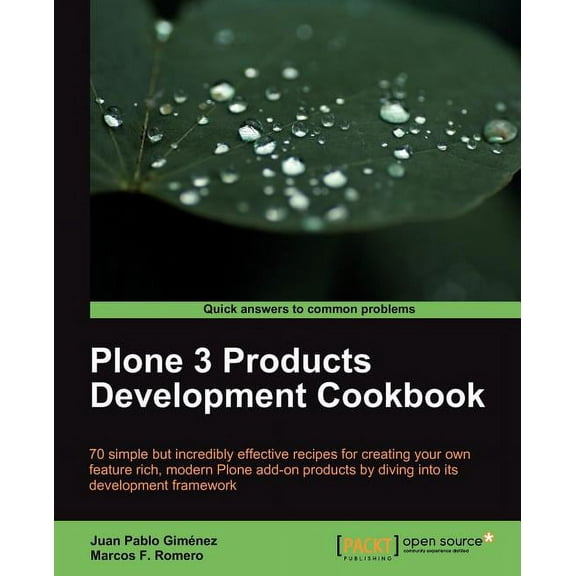 Plone 3 Products Development Cookbook, (Paperback)