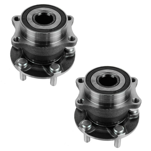 TRQ Rear Wheel Hub & Bearing Left Right Pair Set for Impreza Legacy Forester BHA53740 Fits select: 2010-2014 SUBARU OUTBACK, 2009-2013 SUBARU FORESTER