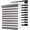 Grey, variant on Cordless Zebra Blinds for Windows Pull Down Roller Window Shades Dual Layer Light Filtering Privacy for Day and Night, Free-Stop Door Shades for Home Easy to Install Brown 36" W X 72" H