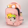 thumbnail image 2 of Mochila de nailon para campus, bolso de hombro de dibujos animados duradero, regalos para niños (rosa), 2 of 9