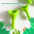 thumbnail image 5 of 10pcs Cartoon Ear Shoe Charms, Mini Shrek Ears Shoe Charms For Crocs, Perfect Cartoon Gift For Croc Clog Sandals, 5 of 5