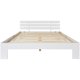 thumbnail image 4 of FlkwoH Cama de madera cama doble con cajones en somier con cabecero con somier de lamas 200 x 140 cm madera maciza cama doble maciza FSC utilizable como cama pino, 4 of 4