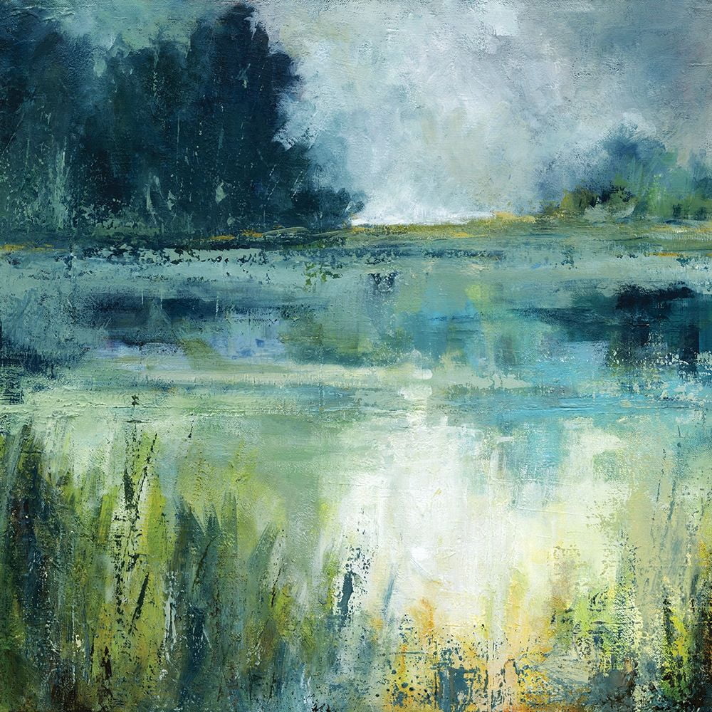 Reflections Edge Poster Print by Carol Robinson (24 x 24)