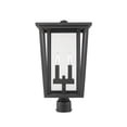 thumbnail image 2 of 2 Light Outdoor Post Mount Lantern In Craftsman Style 14.25 Inches Wide By 101.5 Inches High Z-Lite 571Phbr-Orb, 2 of 5