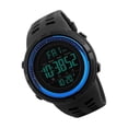 thumbnail image 2 of 1251 Mens Digital Sports Watch Waterproof Stopwatch Countdown Countdown Auto Date Blue, 2 of 7