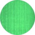 thumbnail image 1 of Ahgly Company Indoor Round Abstract Green Contemporary Area Rugs, 7' Round, 1 of 1