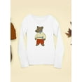 thumbnail image 3 of Bear With Clothing Long Sleeve Toddler -Image by Shutterstock,  4 Toddler, 3 of 4