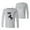 Grey, variant on 2hollis Merch 22 22 Long sleeve Men/Women Fashion Casual Top