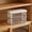White Size Q5, variant on EDHITNR Rectangular Plastic Food Storage Containers Clear Airtight Kitchen Canisters for Snacks Dried Goods Grains, BPA Free Stackable Food Savers with Lids for Pantry Organization