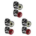 thumbnail image 4 of relayinert Headlight Bike Head Light Front Rear Lamps Warning Lamp Red White 27.5x26mm 3Set, 4 of 6