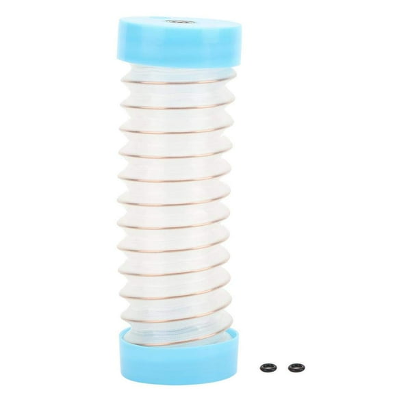 Electric Hammer Driller Dust Cover, Spring Telescopic Transparent Dust Collector Drill Bit Dust Collector Avoid Drop for Home Decoration - FCM200(Blue)