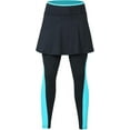 thumbnail image 2 of Leggings con falda para mujer, leggings de yoga con falda y leggings de tenis para mujer con bolsillos, 2 of 5