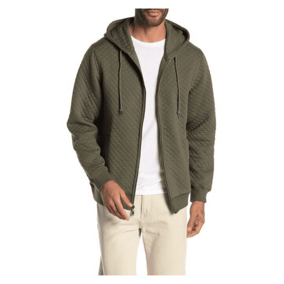 Tommy Bahama Quilt This City Zip Hooded Jacket,L
