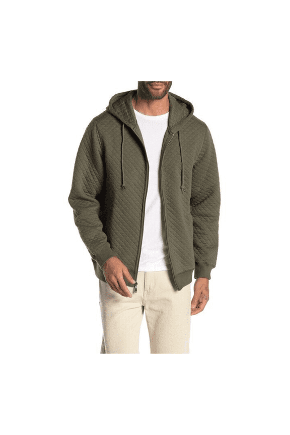 Quilt This City Zip Hooded Jacket,L