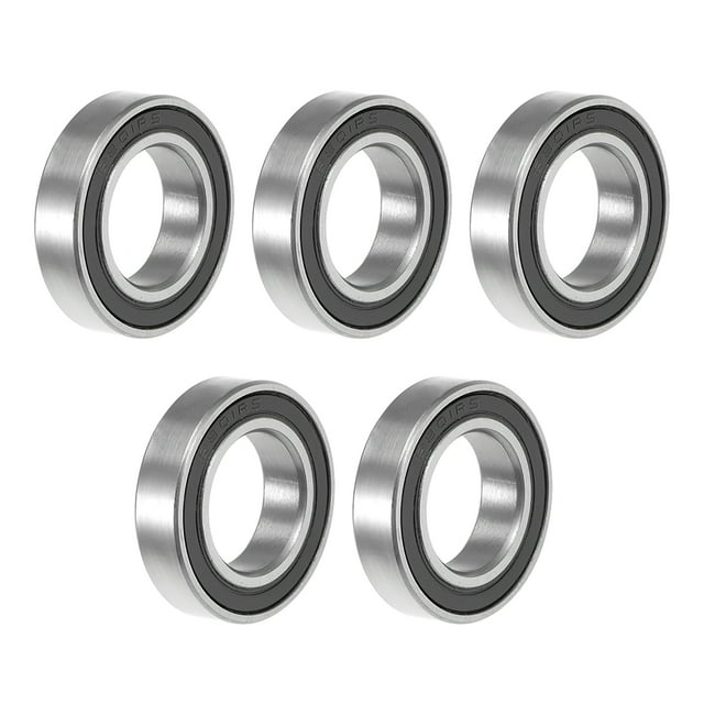 6801-2RS Roulement à Billes 12x21x5mm Double Scellé ABEC-1 Roulement 5pcs