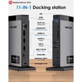 thumbnail image 2 of Estación de acoplamiento WAVLINK 11 en 1 para laptop, 8K, 3 monitores, USB-C, 2 of 7